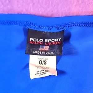 0745. Ralph Lauren ~ Polo Sport ~ Sarong ~ Beach Cover Up ~ Blue